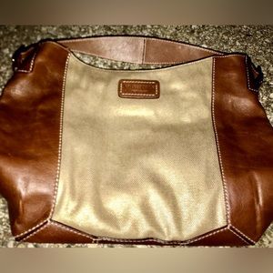 Kate Spade PETALUMA MALVA Leather Organic Fiber Handbag Purse Satchel
